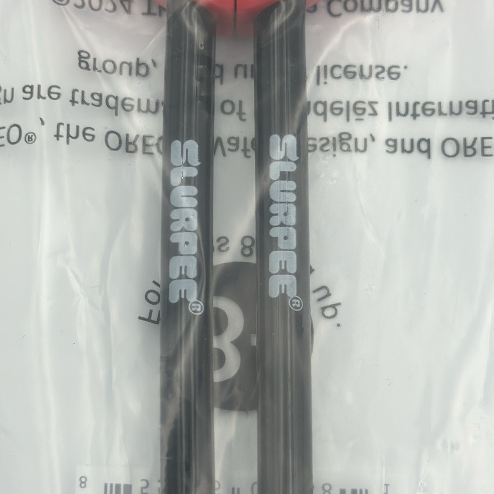 7 Eleven Coca Cola Oreo Slurpee Heart Double Scoop Straw NEW - Picture 5 of 6